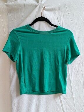 lululemon athletica Short Sleeve Crewneck Tee in Teal Green